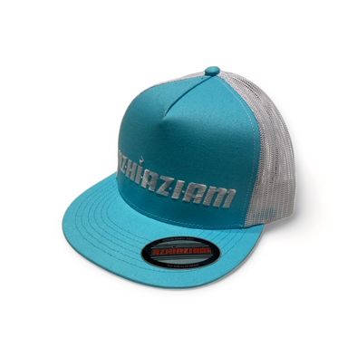 Azhiaziam Custom Flat Bill Snapback - Teal