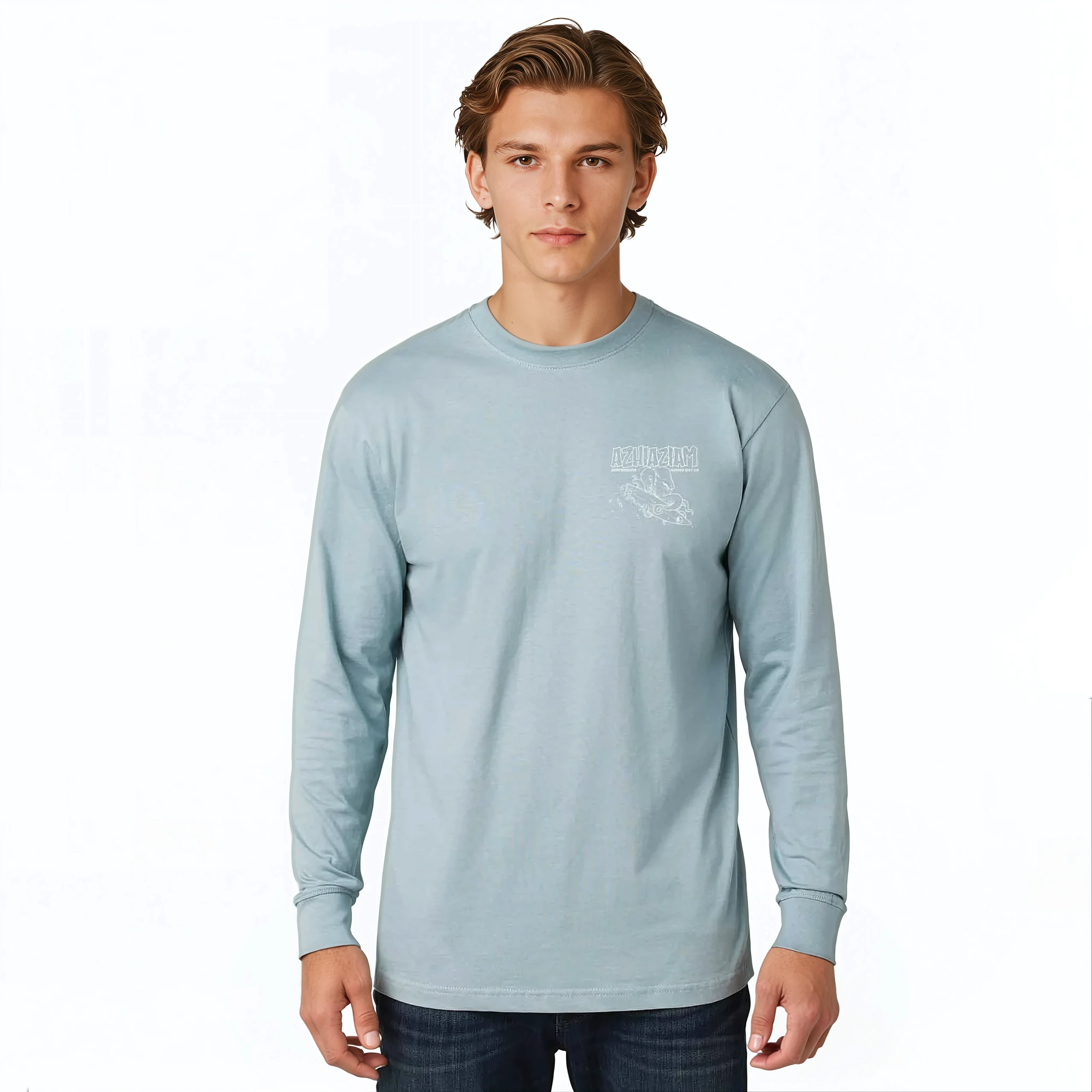 Azhiaziam Men's Octopus Long Sleeve T-Shirt | Azhiaziam Azhiaziam Men's Octopus Long Sleeve T-Shirt | Azhiaziam