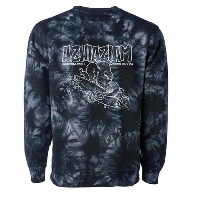 Octopus Tie Dyed Crew Neck Sweatshirt