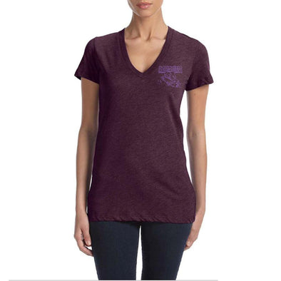 Azhiaziam Women's "Octopus" V-Neck T-Shirt