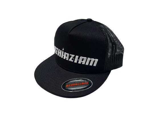 Azhiaziam Custom Flat Bill Snapback - Black