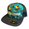 Azhiaziam "Blue Hawaiian" Hat