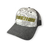 Azhiaziam "Grey Paradise" Curved Bill with Mesh Hat