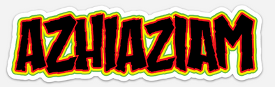 Azhiaziam "Vasser" Rasta Die Cut Sticker