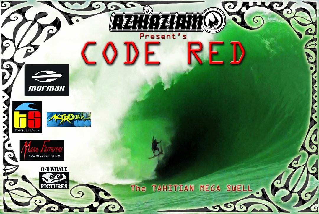 CODE RED The Teahupo'o mega swell DVD | Azhiaziam