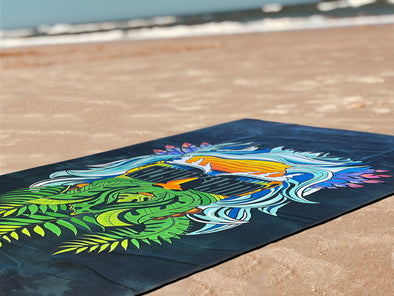 Earthman Beach Towel