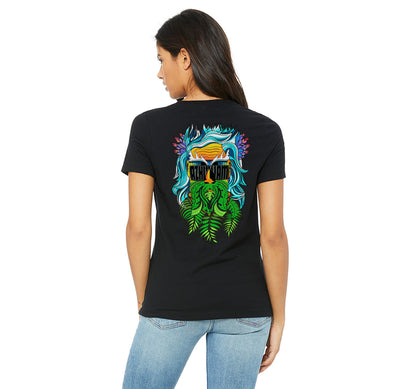 "Earthman" V-Neck Women's Tee