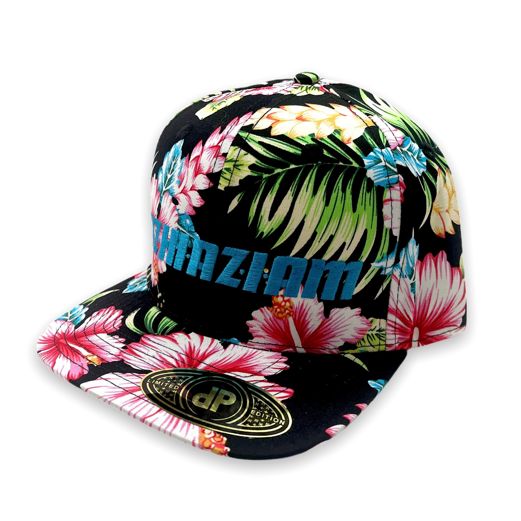 Azhiaziam Black Hawaiian Hat