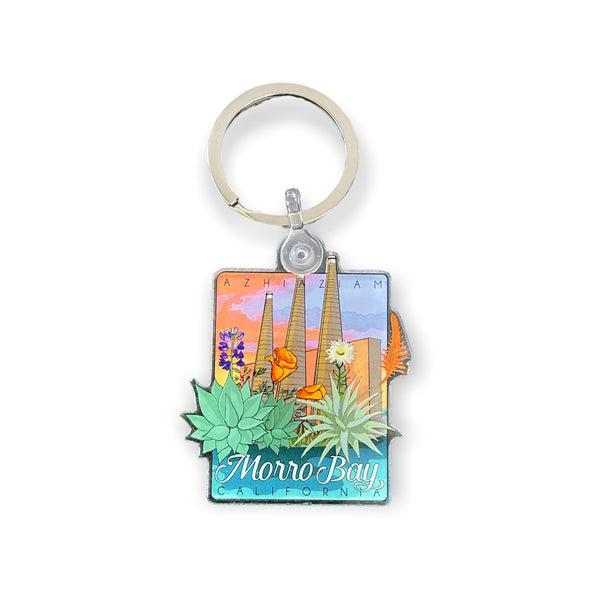 Morro Stacks Keychain 2”