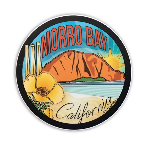 Azhiaziam Morro Bay Sticker