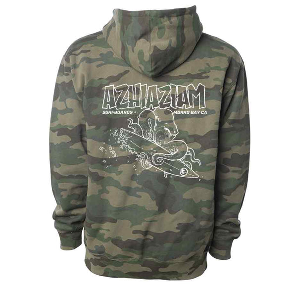 Azhiaziam Octopus Zip Hoodie