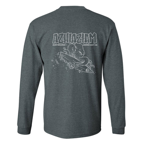 Azhiaziam Men's Octopus Long Sleeve T-Shirt