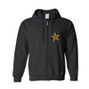 Rasta Star Zip Hoodie