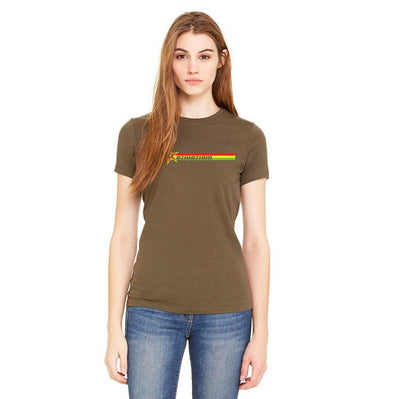 Women's "Rasta Stripes" Tee